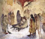 James Ensor Christ and the Lame oil on canvas